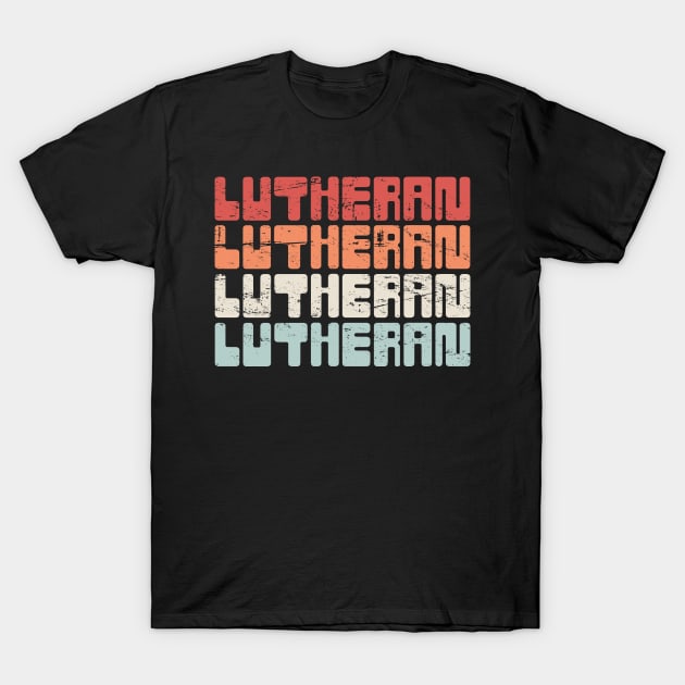 LUTHERAN | Vintage 70s Text T-Shirt by MeatMan